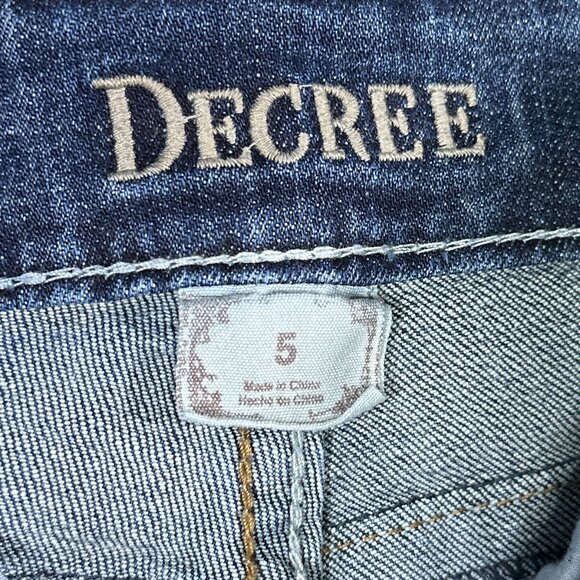 Decree Boot Cut Jeans Juniors Size 5 - Picture 8 of 14
